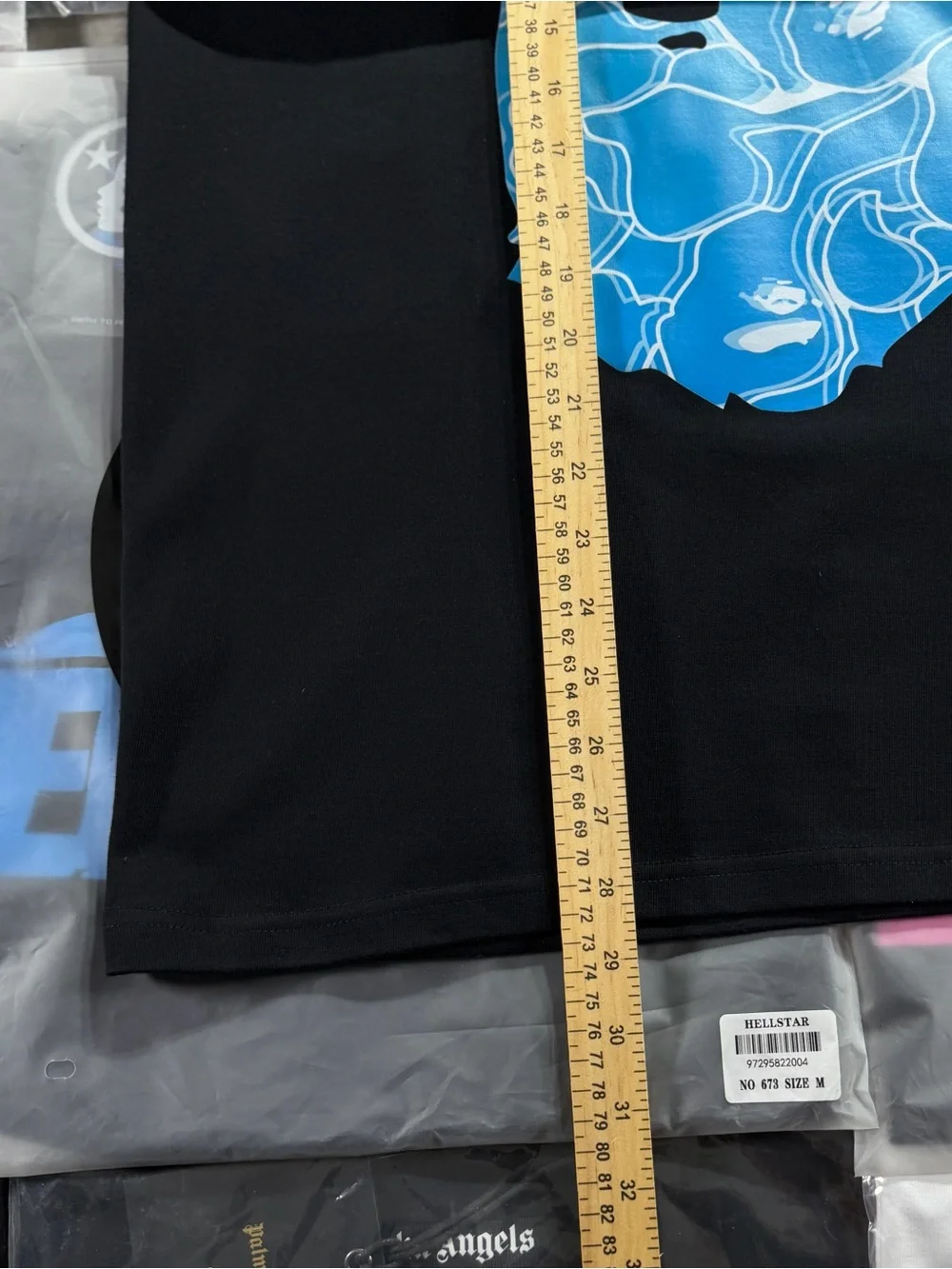 BAPE ABC Sea Surface Camo Ape Head T-shirt ‘Black’ - Picture 3 of 9